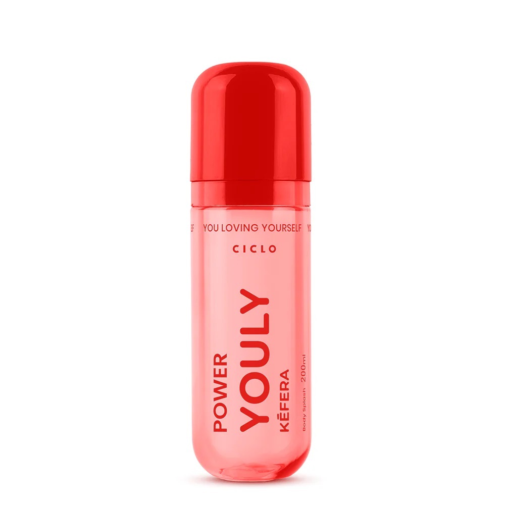 Body Splash Power Youly By Kéfera 200ml Ciclo Cosmésticos