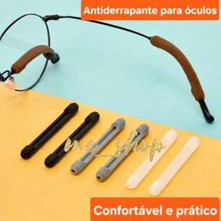 antiderrapantes de silicone para Óculos – Estabilidade e aliviar dor de orelha em Oferta na Shopee