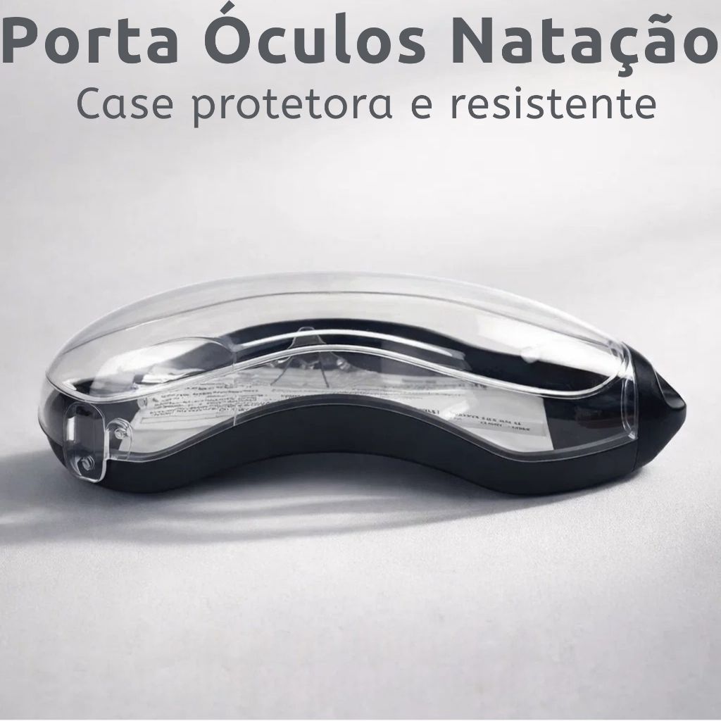 Porta Óculos Natação Case Estojo Resistente Protetor Piscina
