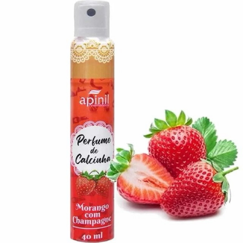 Perfume de calcinha Apinil, Morango com champagne. 40ml