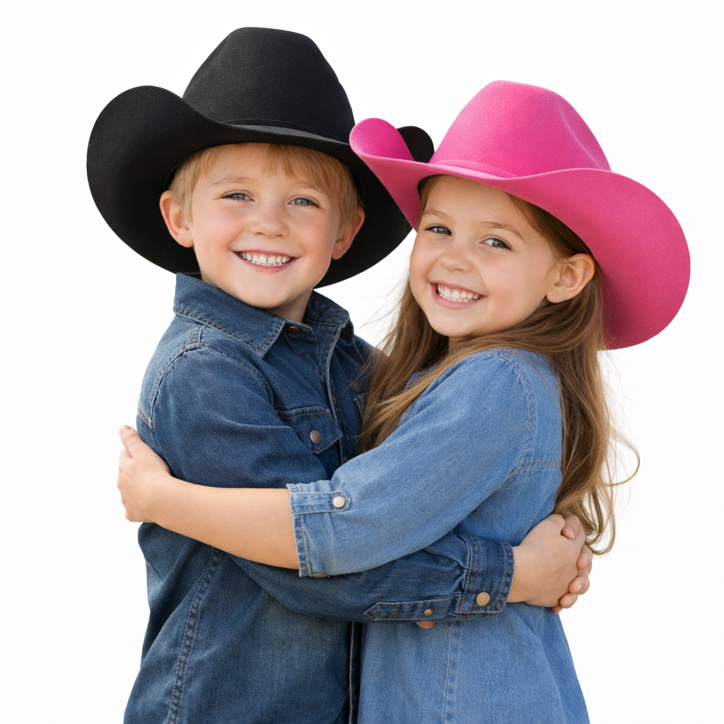 Chapéu Country Infantil Rodeio Festa Junina Cowboy Peão