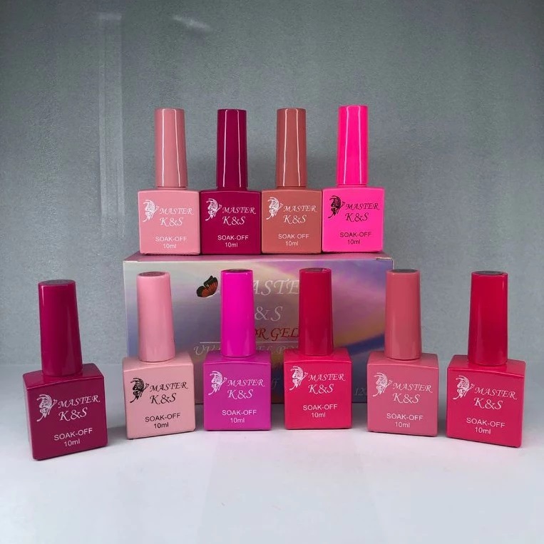 Kit Esmaltes K&S 10ml tons rosa