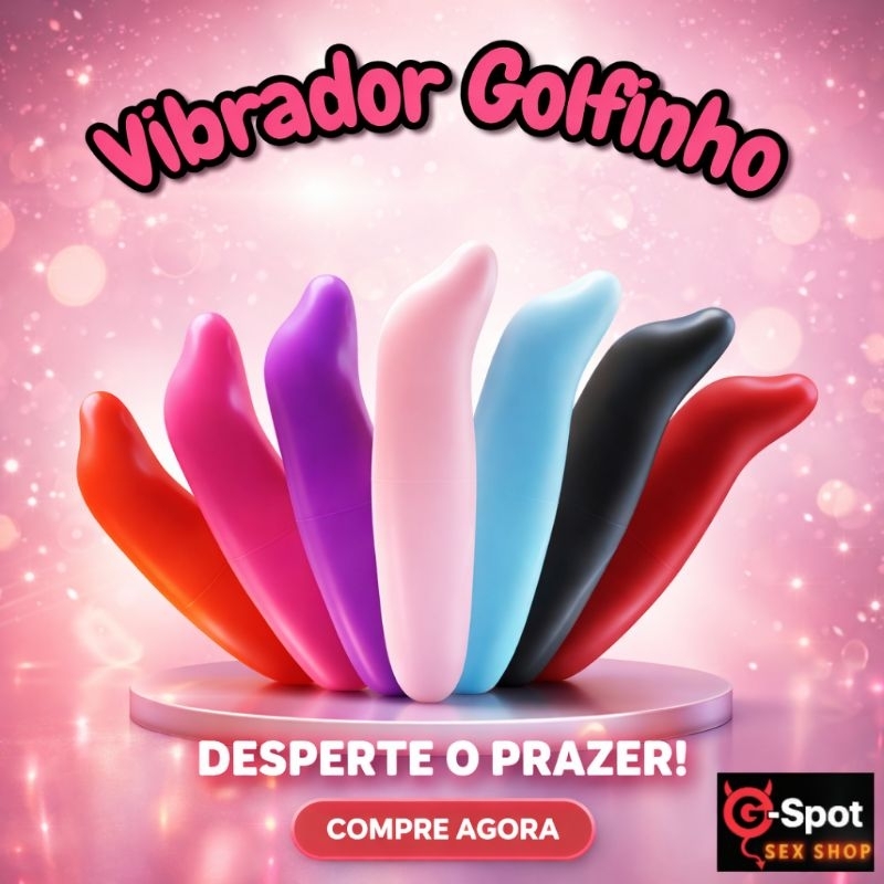 Vibrador Feminino Modelo Golfinho Liso | Kit ou Unidade em Oferta na Shopee