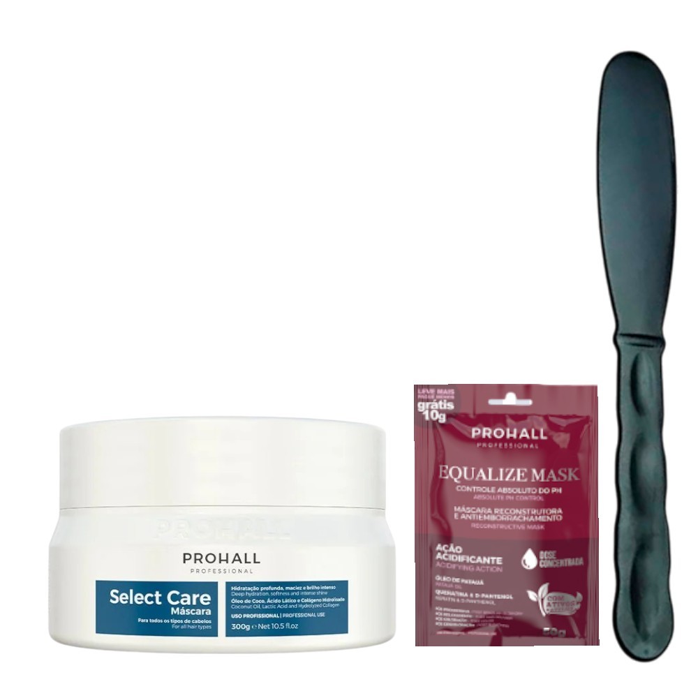 Máscara Hidratante Pós Química Select Care Recuperação de Nutrientes Capilar Prohall 300g