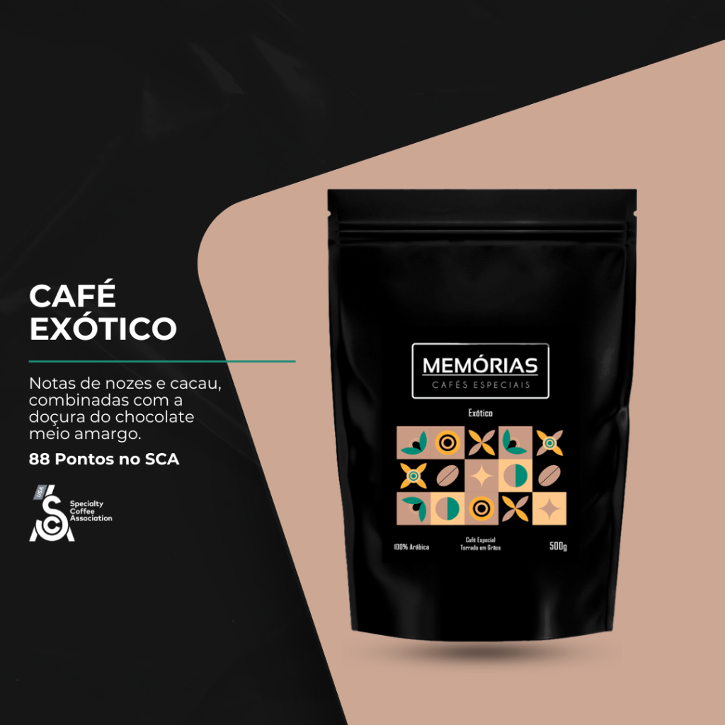 Memórias Cafés Especiais 88 Pontos - Café Exótico 500g