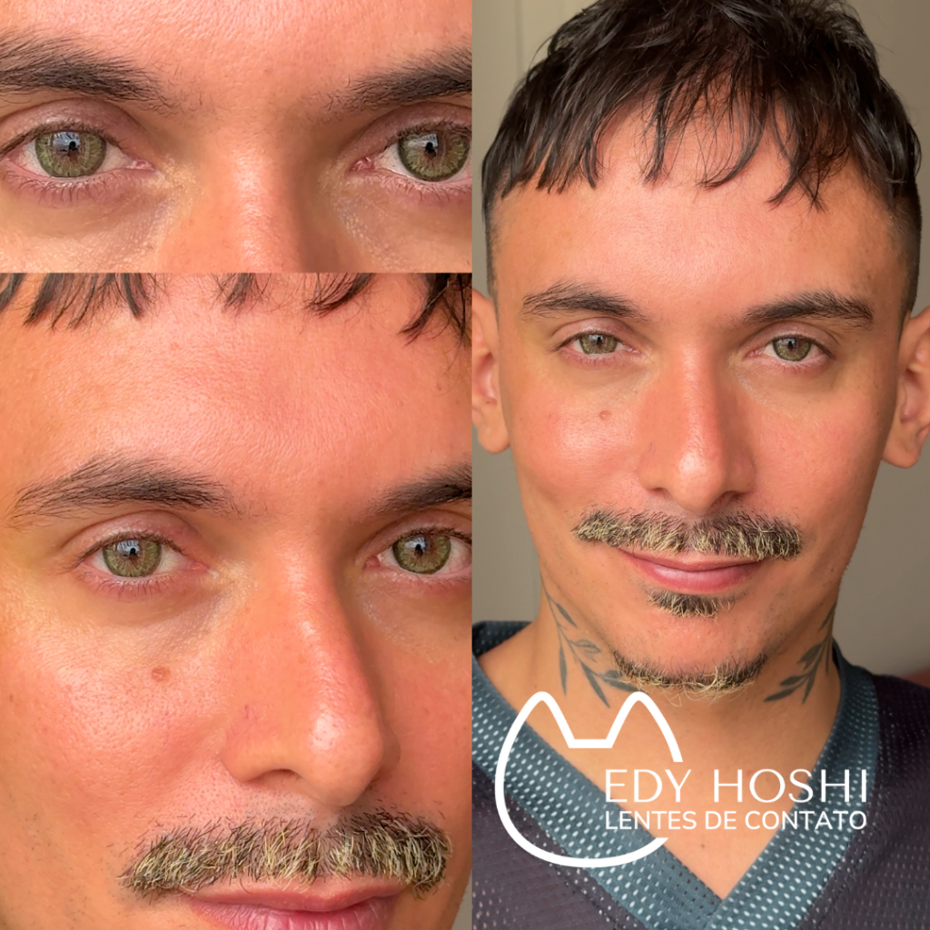 Lente de Contato Edy Hoshi Brasil Amazônia - micropupila - natural - ANUAL - 1 PAR - cleopatra green