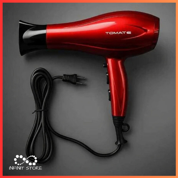 Secador de Cabelo Profissional Tomate Alta Potência 1900W/2000W Bivolt (110V/220V)