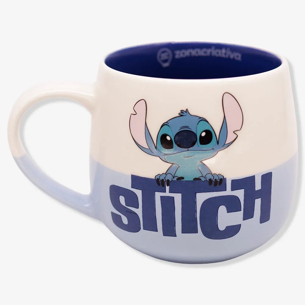 Caneca Maggie Stitch Piscadinha 400ml - Disney - Zona Criativa