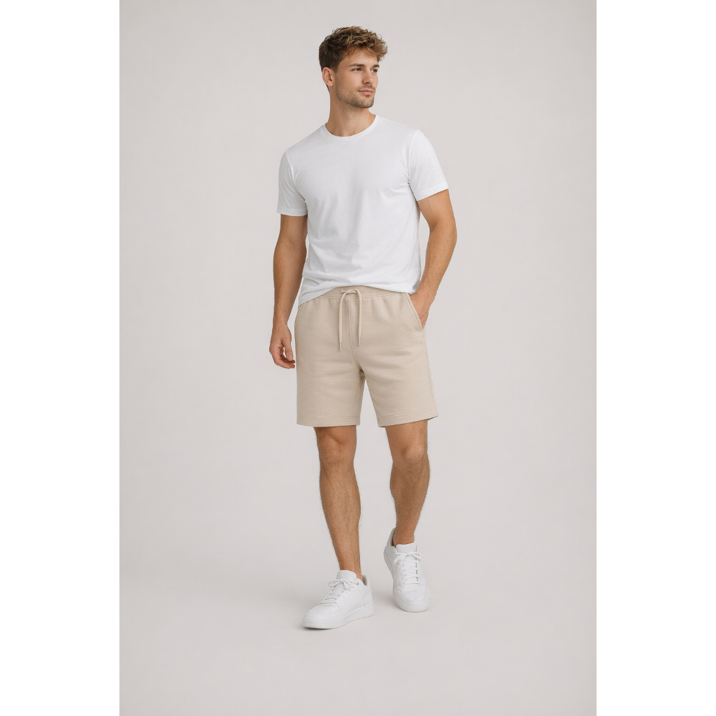 Bermuda de Moletom Masculina Conforto Premium