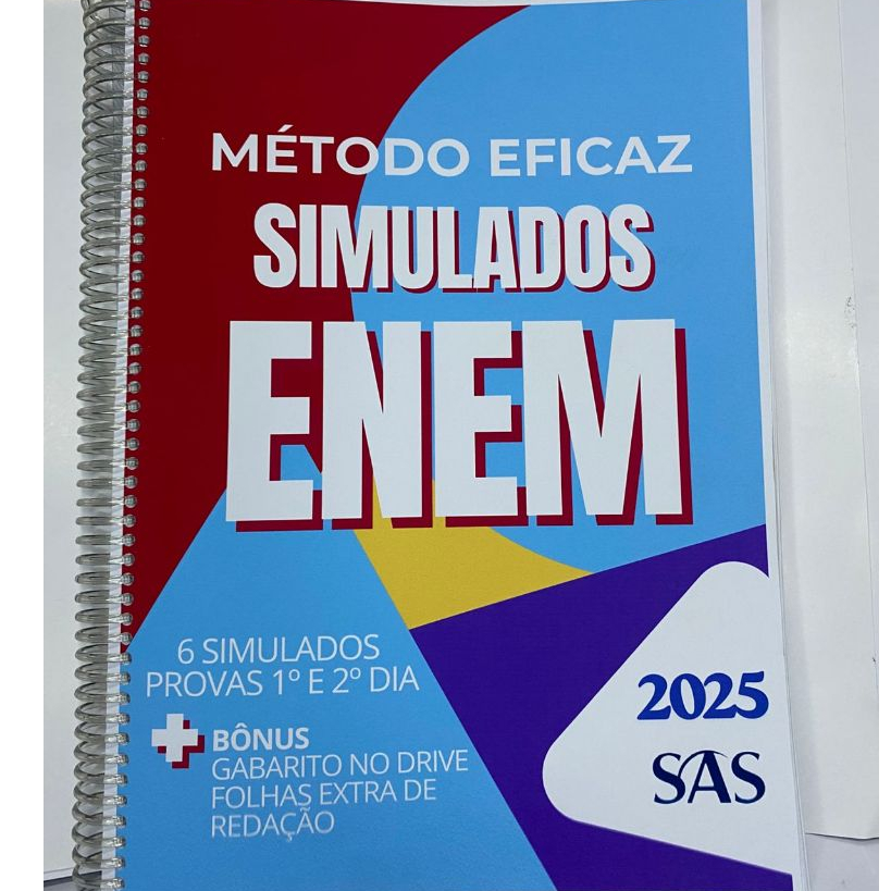 Apostila Simulado SAS Enem (Por Ano) + Gabarito Comentado no Drive