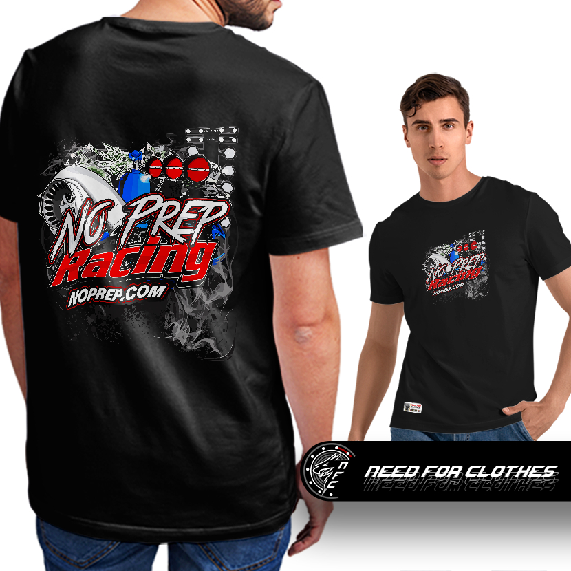 Camiseta No Prep Racing Drag Racing Turbo Street Outlaws Cash Days No Prep Kings