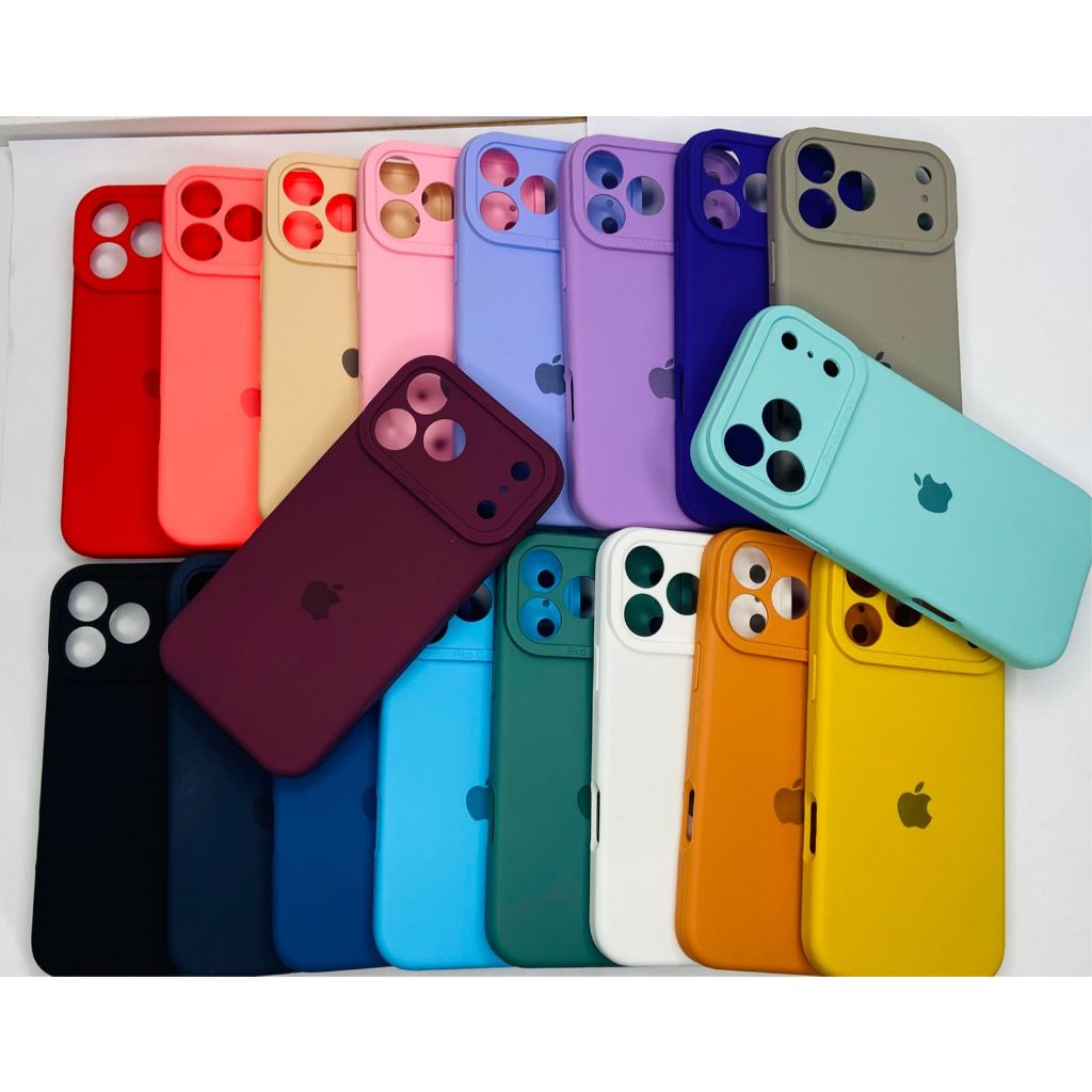 CAPA CAPINHA CASE PARA IPHONE 17 PRO MAX A SILICONE INTERIOR AVELUDADA COM CÂMERA FECHADA...... em Oferta na Shopee