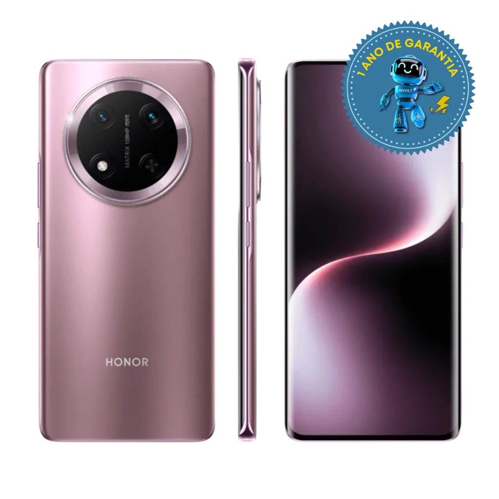 Smartphone Honor Magic 7 Lite 5g + 512gb (12gb Ram+12gb Turbo) Roxo