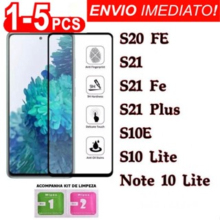 PELÍCULA DE VIDRO 3D PARA Samsung S20 FE S21 S21FE S21 PLUS S10E S10 LITE NOTE 10LITE em Oferta na Shopee
