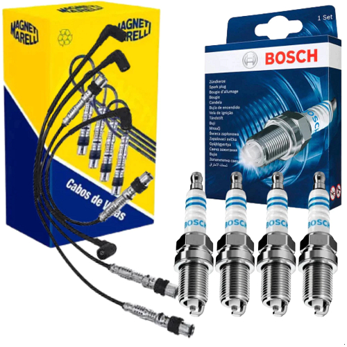 Kit Jogo Cabos E Velas Gol Fox G4 G5 G6 G7 1.0 1.6 Ea111 em Oferta na Shopee