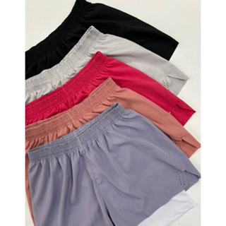 Short Duplo fitness Feminino Tactel Corrida Crossfit Academia em Oferta na Shopee