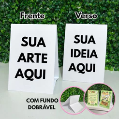 kit 8 a 30 plaquinhas de agradecimento centro de mesa sua arte aqui 10x14 cm personalizada (sem numeração de mesa!!)