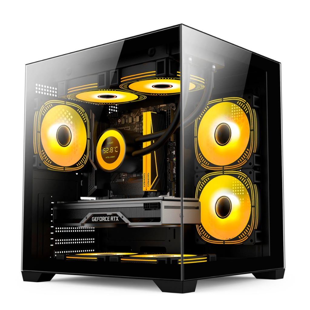 Gabinete Duex DXGA275BK, Mid Tower, Preto, Sem Fonte, Sem Fans, DXGA275BK