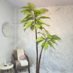 Arvore Coqueiro Artificial Grande 220cm Sem Vaso Decoração Display