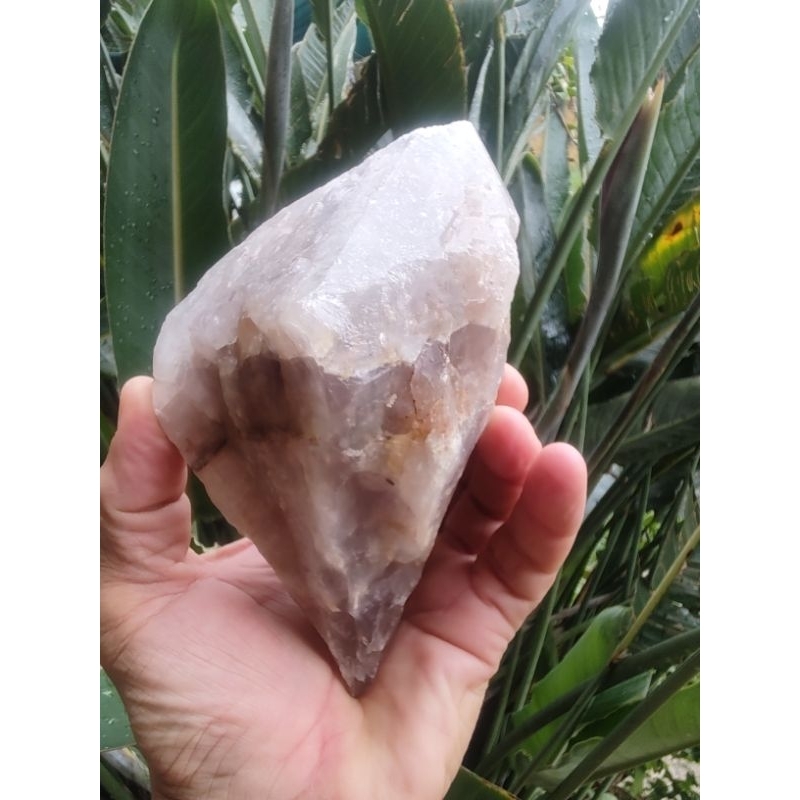 Ametistas Super Sevens Cacoxenitas, Pontas geradora de energias Cap white, trigonicos 200/400 Gr.,10/15 cm comprimento,
