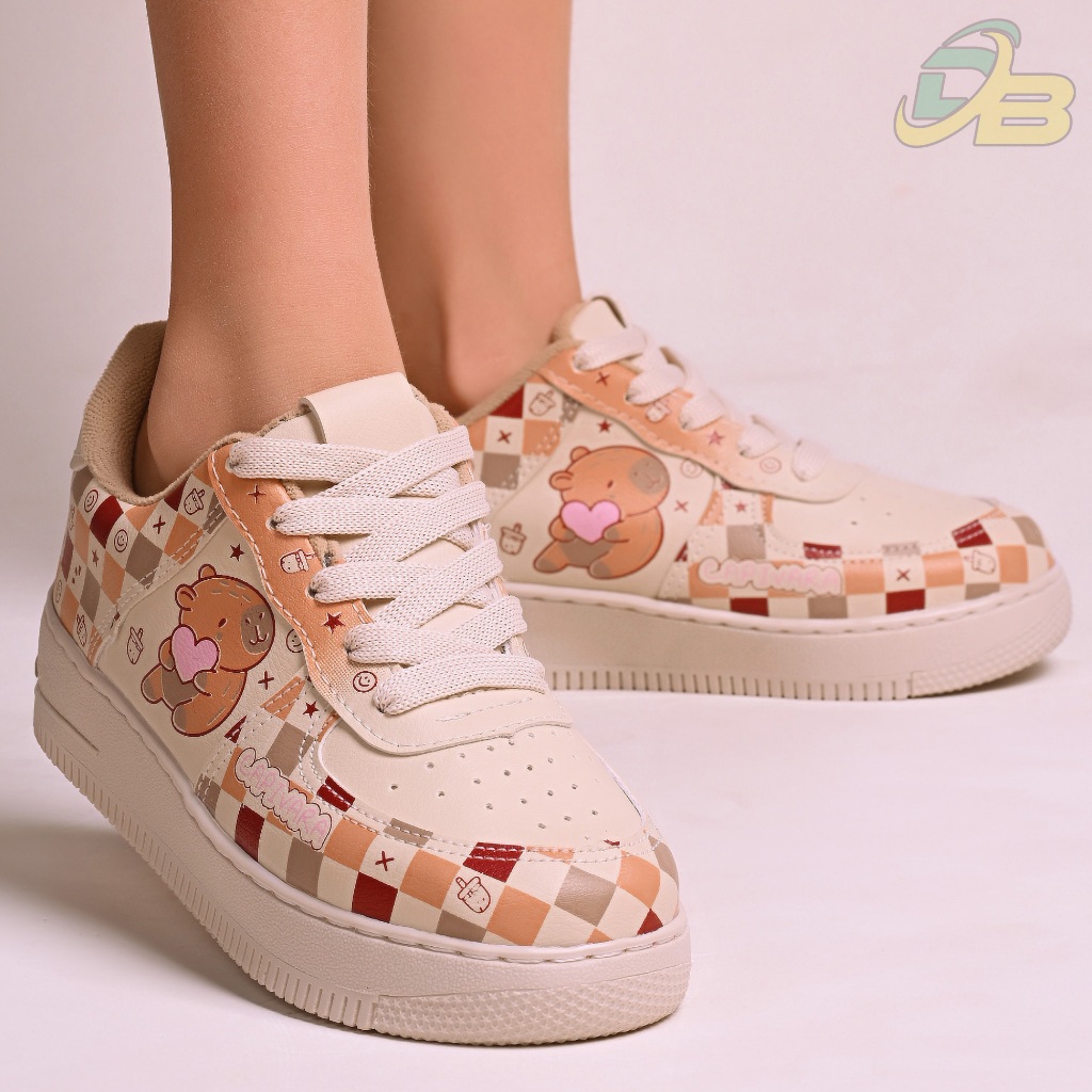 Tênis Infantil Bebê Casual Confortável Meninas Escolar Estampado Tênis Infantil Bebê Casual Confortável Meninas Escolar Estampado