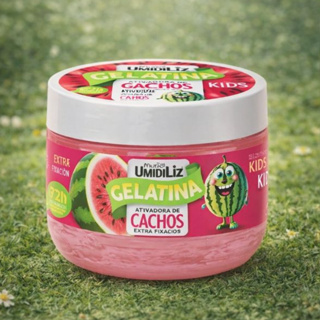 Gelatina Muriel Umidiliz Ativadora Melancia Kids 250g em Oferta na Shopee