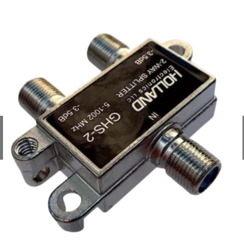 Divisor de Antena 1x2 Blindado 1 Giga 5-1002MHz Holland