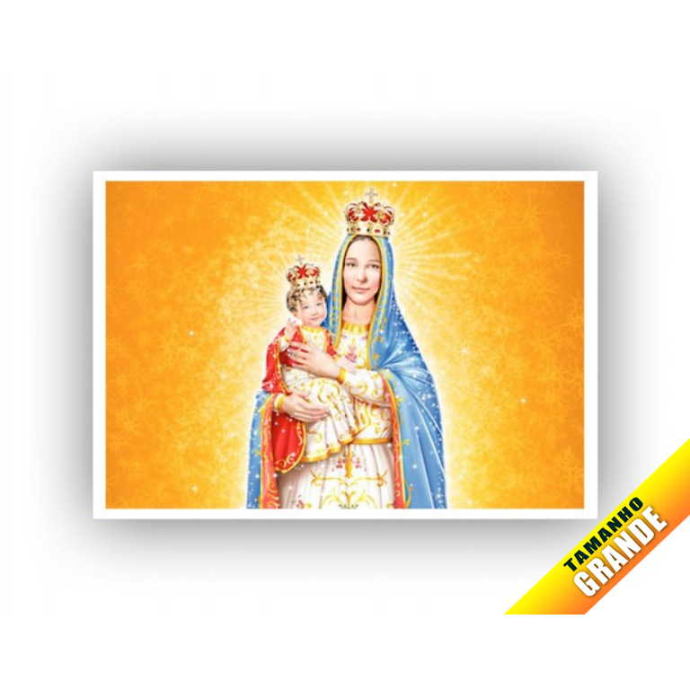 Papel Arroz Nossa Senhora do Bom Parto para Bolo Grande  30x40cm de 7kg