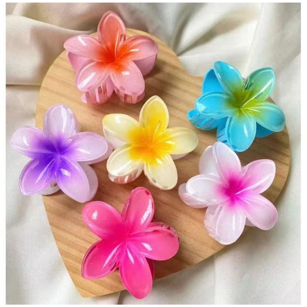 Grampos de Cabelo Piranha Flor com Design Floral e Versátil para Todos os Estilos