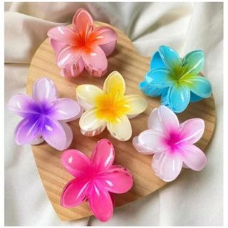 Grampos de Cabelo Piranha Flor com Design Floral e Versátil para Todos os Estilos