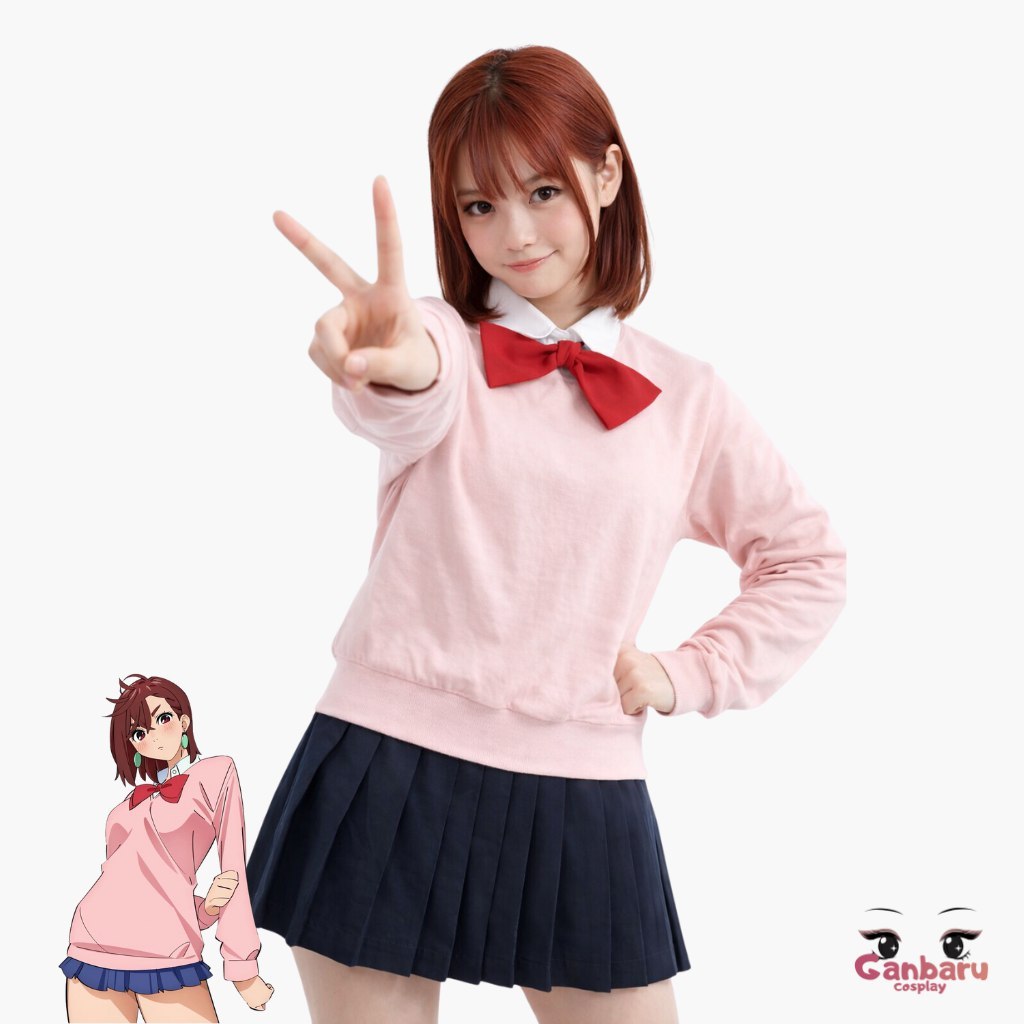Fantasia Cosplay Momo Ayase Dandadan Uniforme Escolar em Oferta na Shopee