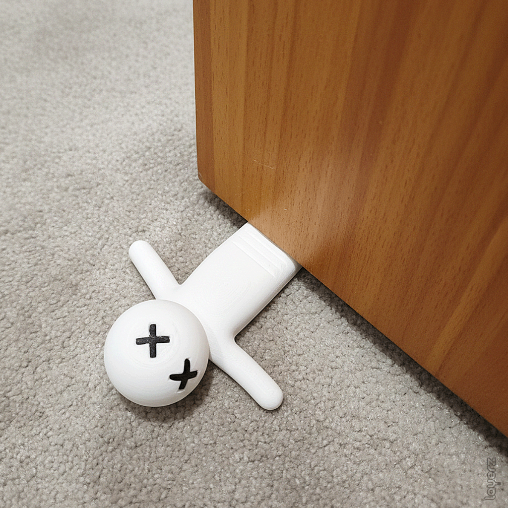 Trava Portas fixador Antiderrapante Divertido Humor