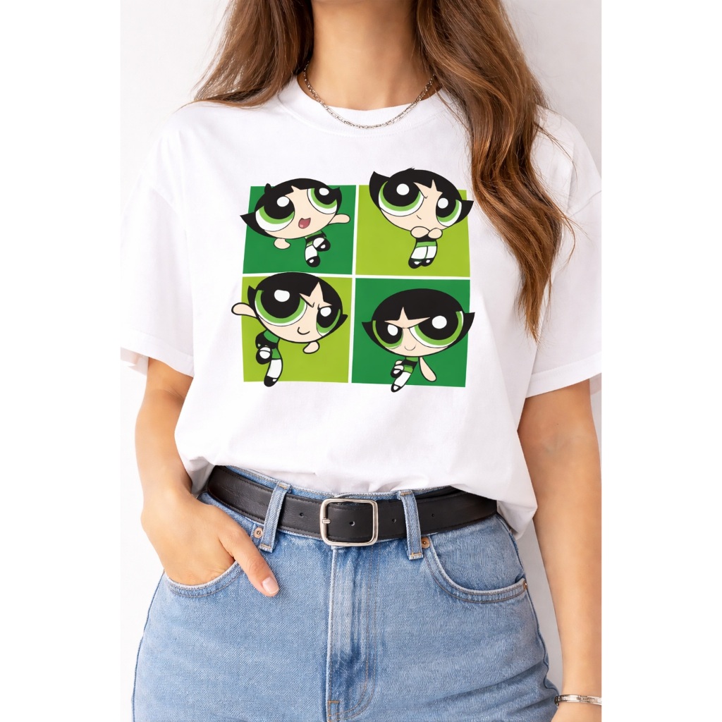 Camisa T-Shirt Meninas Poderosas Docinho Blusinha Lançamento Camiseta Algodão