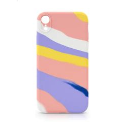 Capinha Coloridas Aleatória Silicone Para Iphone Xr Colorido Aleatório Liso