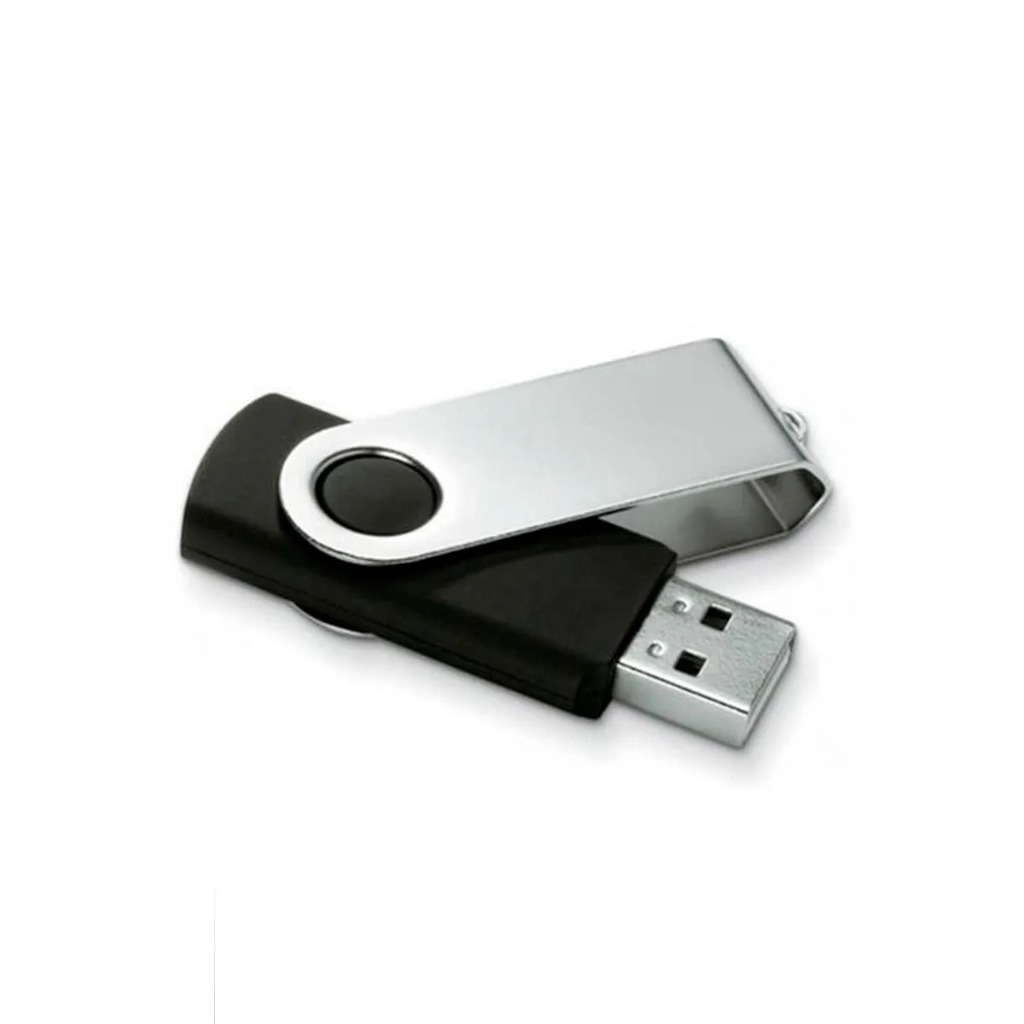 Pen Drive Multilaser Twist 8gb Preto e Prata