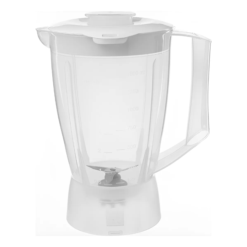 Copo Liquidificador Compatível com Mallory Tornado 450W Flash Mix Vita Mais com Tampa Branca Translucida