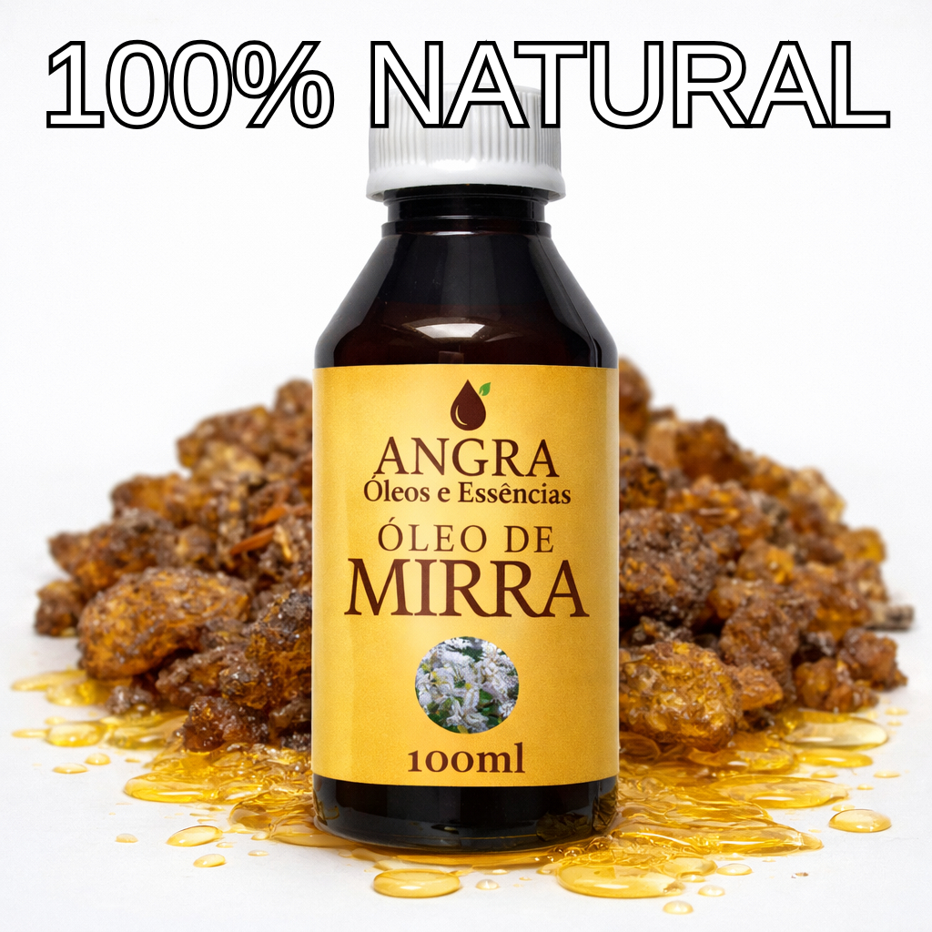 Óleo de Mirra Hidratante Natural e Revitalizante - Uso Cosmético