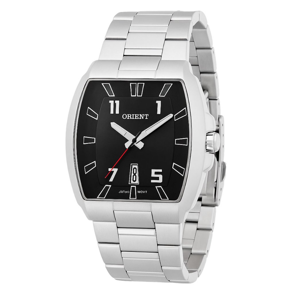 Relógio Orient Masculino Analógico Aço Inoxidável Prateado Original Gbss1054 P2sx