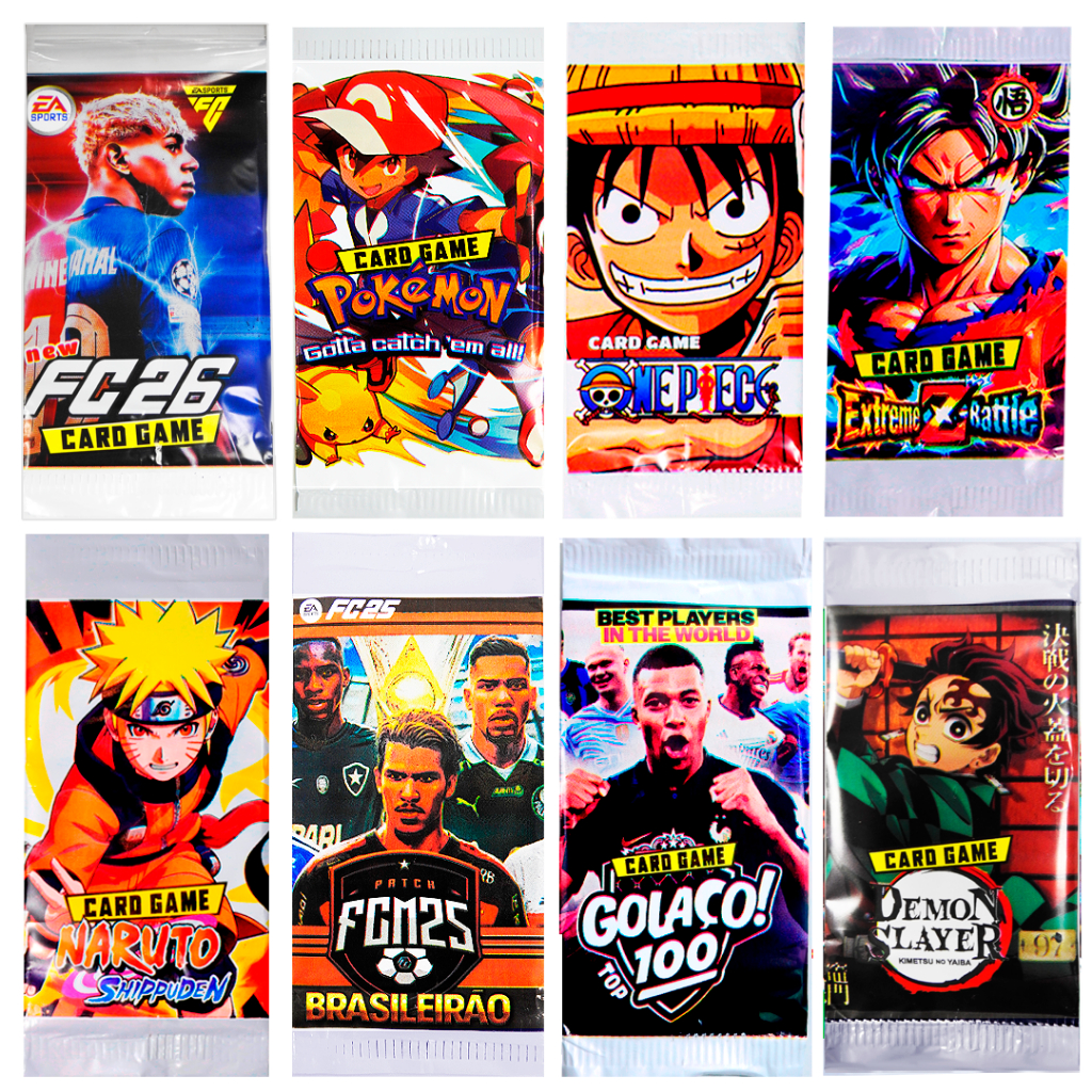 CARTINHAS/CARDS 100 PACOTINHOS VARIADOS em Oferta na Shopee