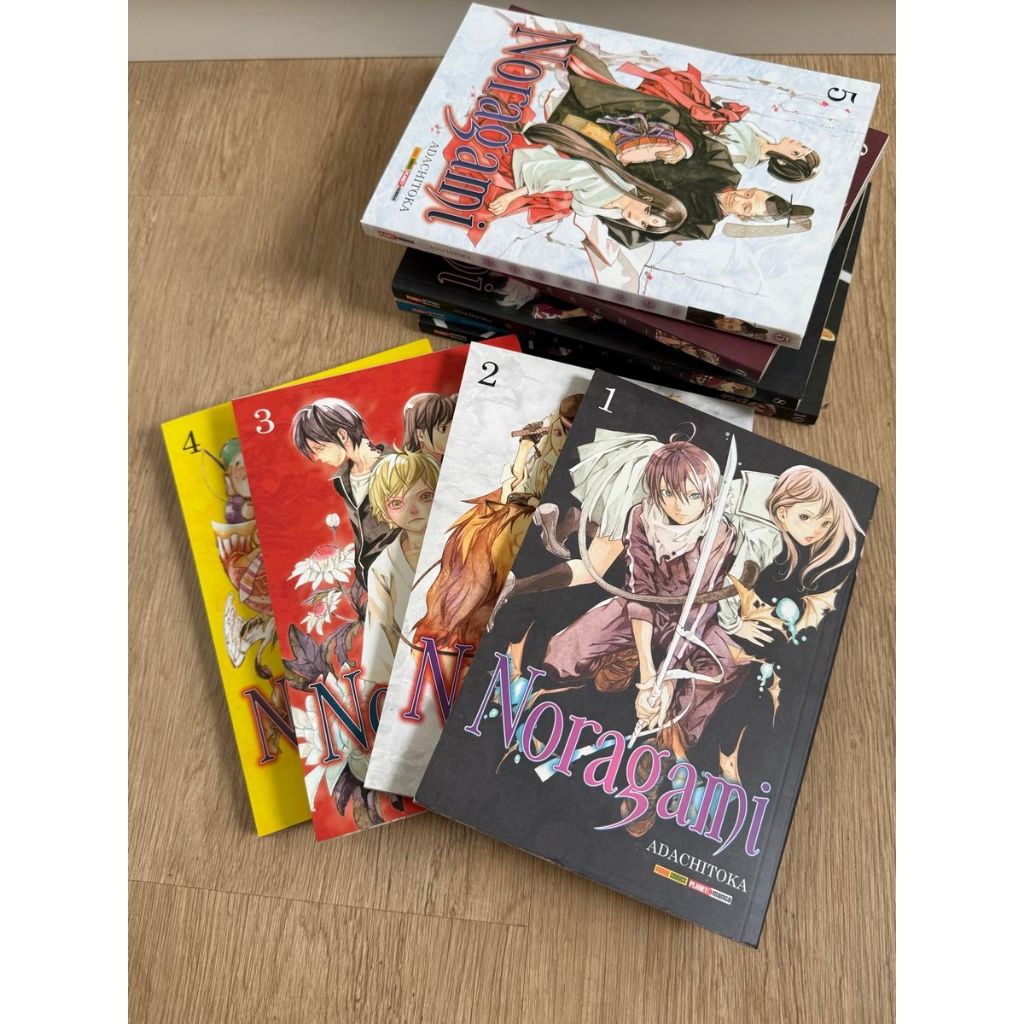 mangás noragami do vol. 1 ao 10