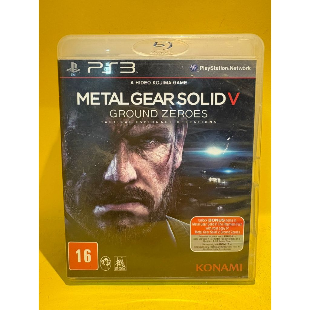 Metal Gear Solid V - Ground Zeroes - Ps3 usado