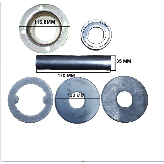 Peça Motor Porta Aço Automático Capa/rolamento Flange Mancal