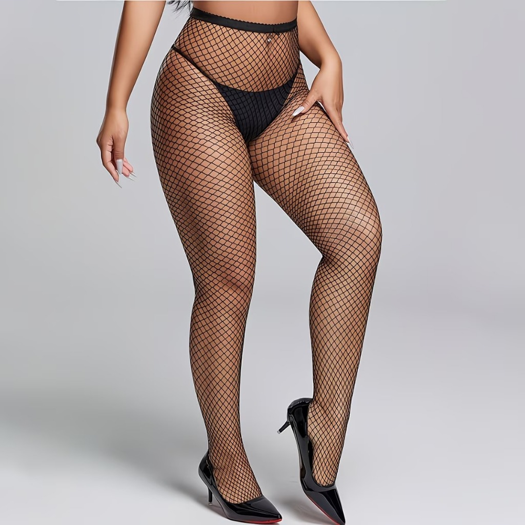 Meia Calça Arrastão Sensual Bordada Feminina Fashion Pantyhouse Para Vestido Moda Fashion Feminina