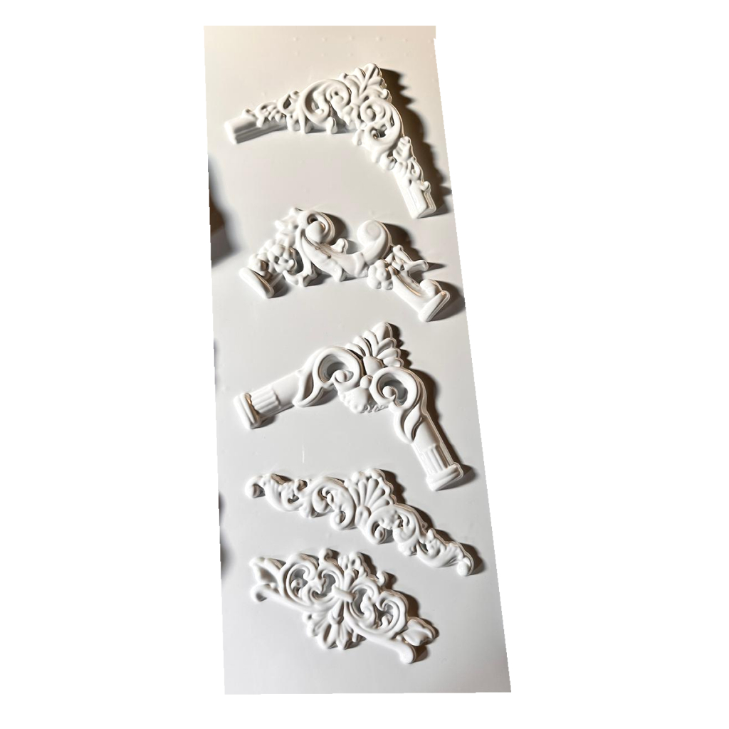 Fôrma 3D Para Fazer Arabaesco Molde para gesso/cimento 3d 598