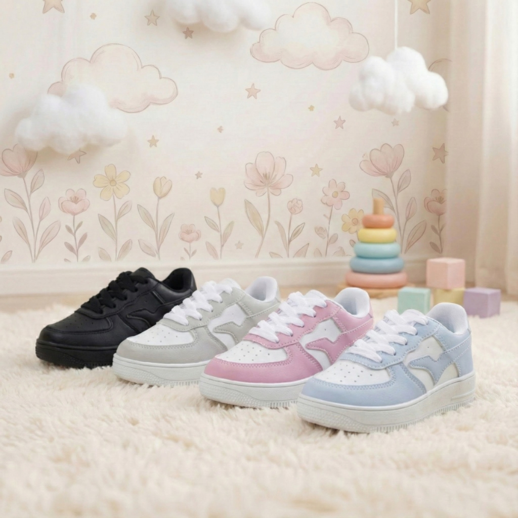 Kit 4 Pares de Tênis Infantil Conforto Durabilidade para Usos Diários e Lazer em Oferta na Shopee