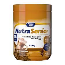 Nutra Senior Suplemento Nutricional 800g Cappuccino Vitaminas