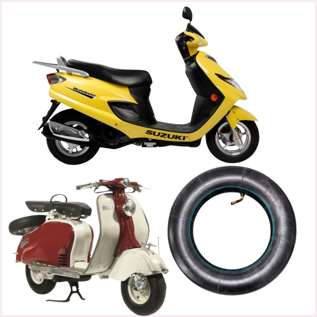 Câmara DE Ar Moto Pneu Aro 10 350-10 Burgman Scooter  ARO 10 POLEGADAS Yamaha Jog 50 Dafra Smart