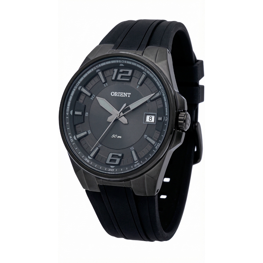Relógio Orient Masculino Sport Preto Analógico Pulseira de Silicone Original Mpsp1012 G2px