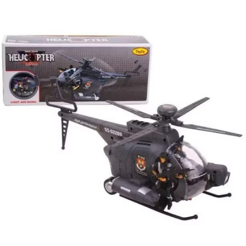 🚁 Helicóptero de Brinquedo Militar com Luz e Som 🚁oferta em Oferta na Shopee