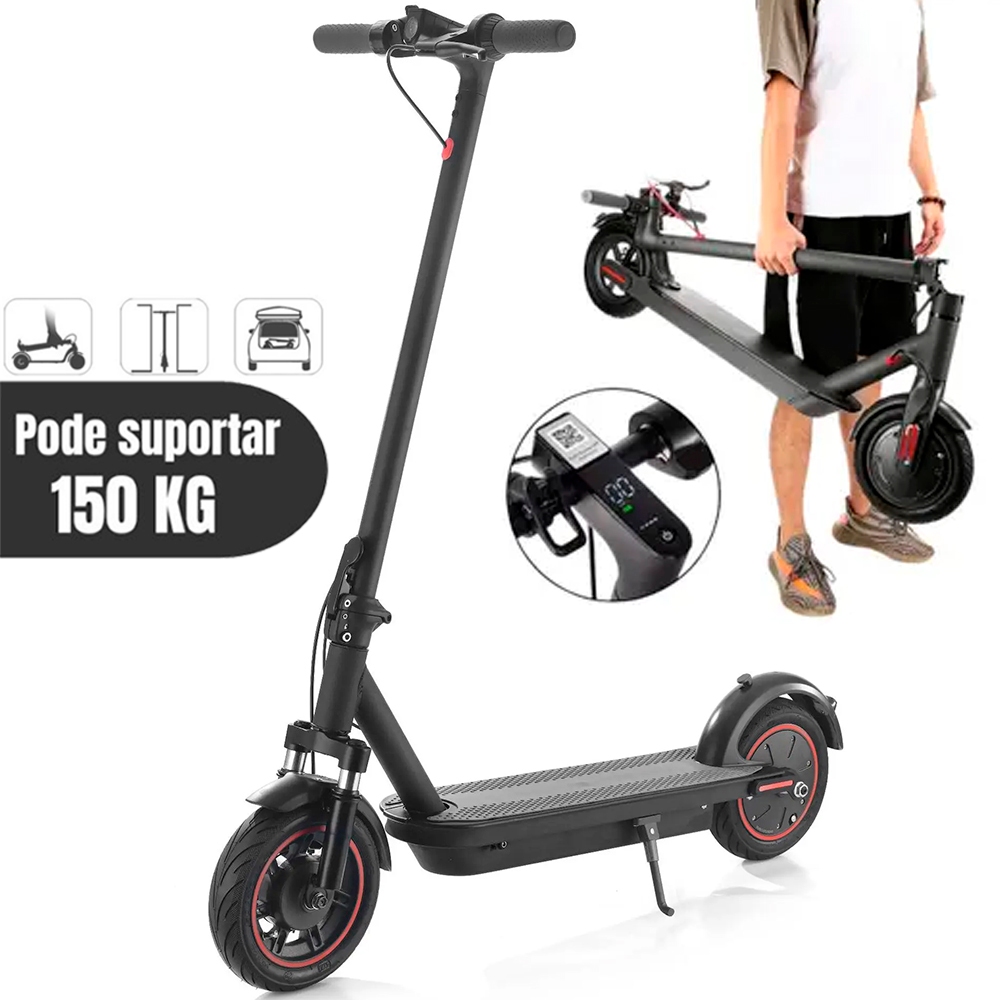 Patinete Elétrico Dobrável 25km/h Adulto com Frio a Disco